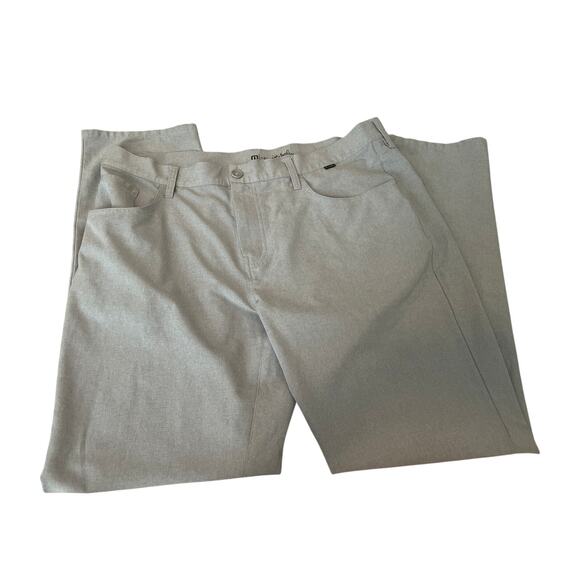 Travis Mathew Open-to-Close Gray Golf Mens 38 Light Weight Stretch Pants - Picture 1 of 7